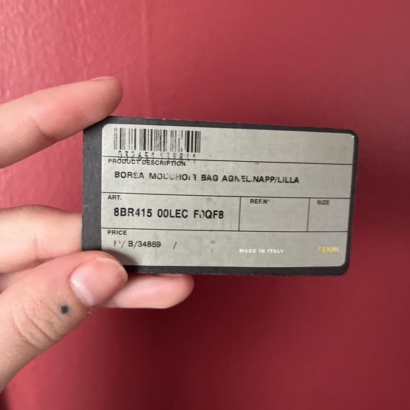 Light lilac fendi knot mini bag authentic - Picture 5 of 5